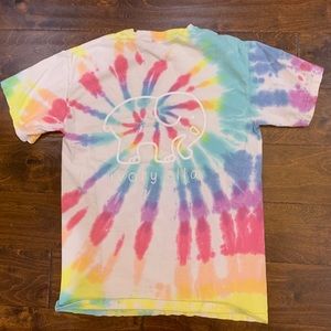 Tie-dye IVORY ELLA tee-shirt (size small)